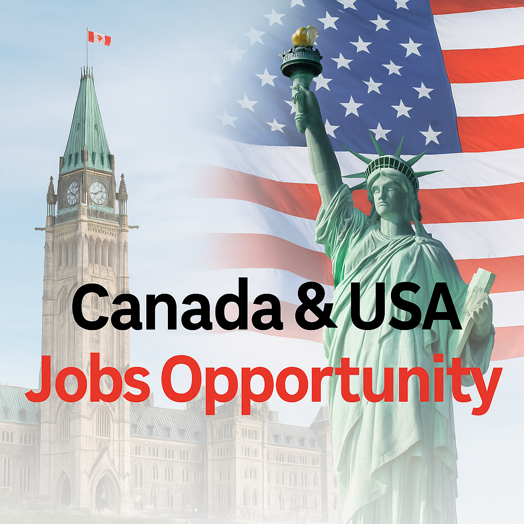 Canada and USA Job Opportunities Banner